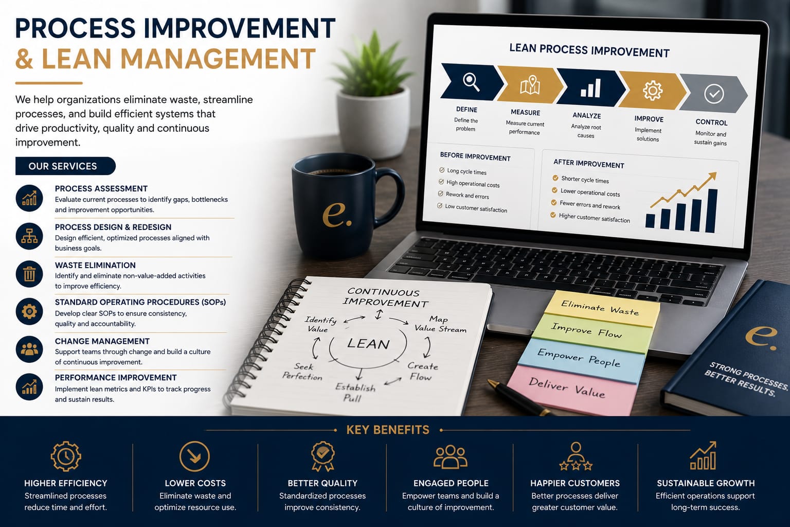 Process improvement dashboard